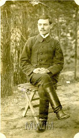 KKE 004.jpg - Adam Orzechowski, tata Alicji Sekułowej, 1918 r.